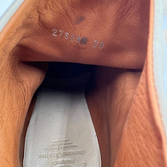 Officine Creative Women Size EU 39 Us 9 Cream Tan Suede Back Zip Ankle Boot - Picture 14 of 16